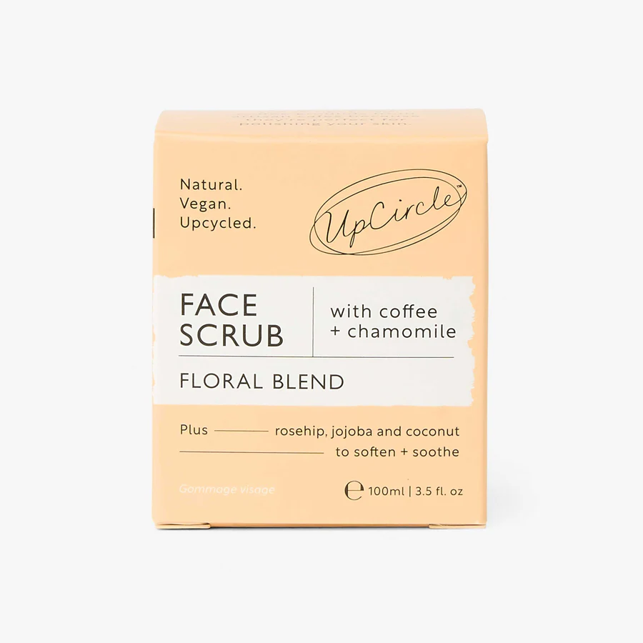 Coffee Face Scrub – Floral Blend for Sensitive Skin (TUBE)